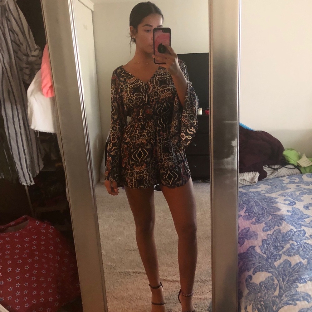 Patterned Romper - image 1